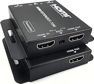 Fourkay Hdmi Over Cat E Splitter Extender P Up To M Loop