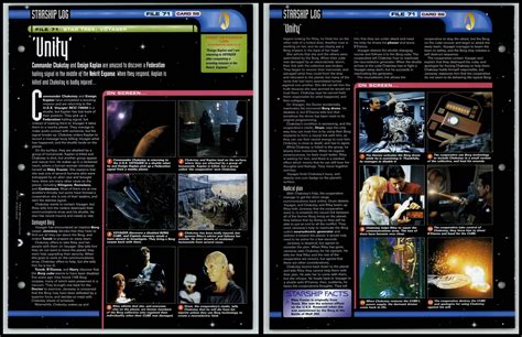 Unity Voyager Star Trek Fact File Page