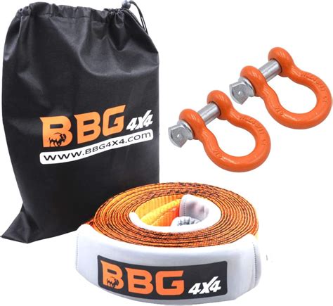 Amazon BBG4x4 Heavy Duty Recovery Tow Strap 3 In X 30 Ft