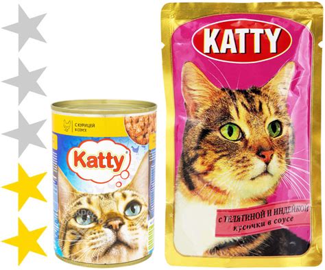 Корм для кошек Katty: отзывы, разбор состава, цена - ПетОбзор