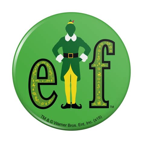 Elf Movie Logo Pinback Button Pin - Walmart.com