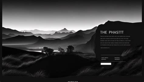 How to make a minimalist black and white website design in MidJourney - Prompt Hero.Ai