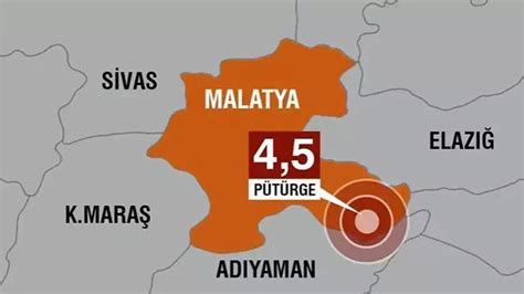 Son dakika Malatya da 4 5 büyüklüğünde deprem Gazetevatan Haberler