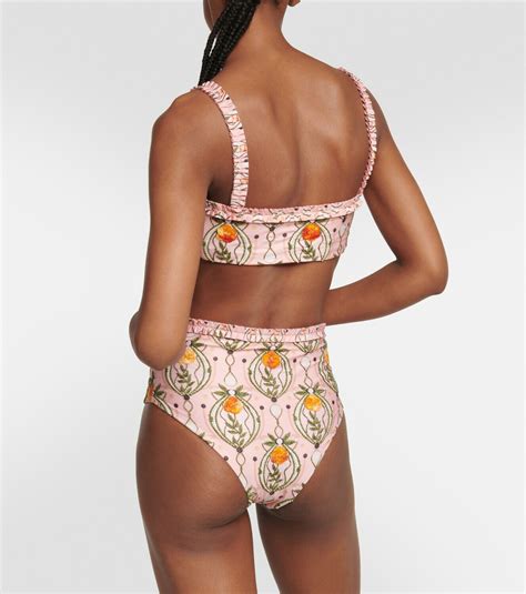 Agua By Agua Bendita Nopal Lunar Embroidered Bikini Bottoms Agua By Agua Bendita