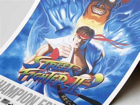 Street Fighter 2 Fighting Game Retro Poster | Architeg Prints