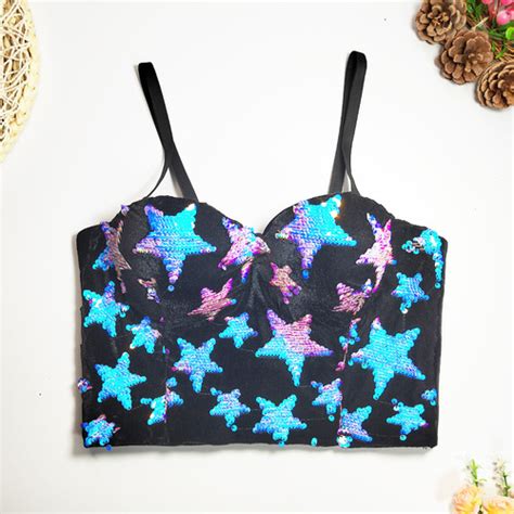 Nightclub Bar Hot Dance Jazz Dance Tassels Bra Tops For Women Have Rims Fishbone Strapless