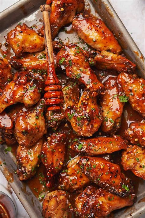 Hot Honey Chicken Wings A Full Living