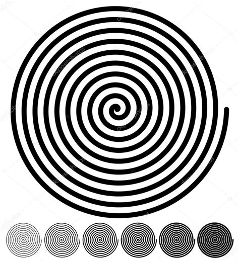 Round Spiral Abstract Background Stock Vector Image By Vectorguy