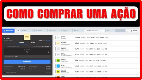 Como comprar ações na prática Corretora Clear YouTube