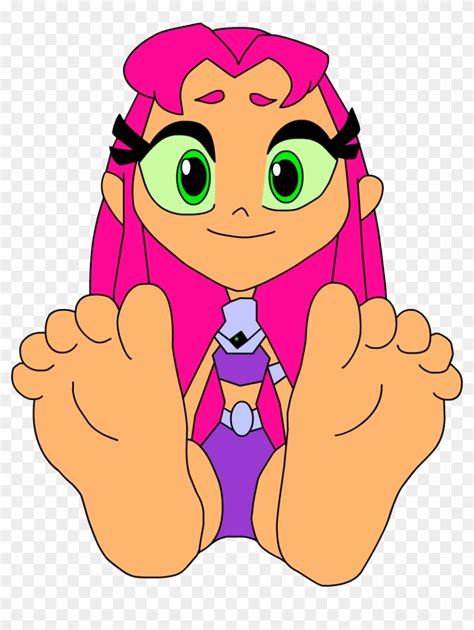 Starfire Ttg Drawing Teen Titans Go Starfires Feet Free