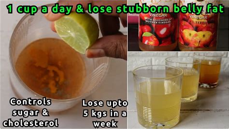 Apple Cider Vinegar For Weight Loss Lose Belly Fat In A Week Weight Loss Drinks Fat Cutter