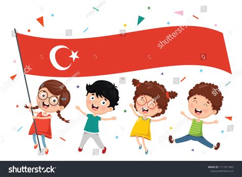 Student Boy Hold Turkey Flag Images Stock Photos Vectors