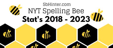 NYT Spelling Bee Stats 2018 - 2024 | SB Hinter