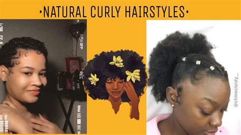 🍯natural Curly Hairstyles🍯 Youtube