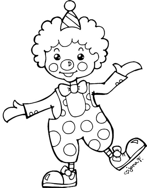 Aimless Daze: Clowning Around | Coloring pages, Clown, Clown images