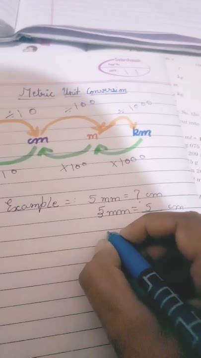 Easy Trick Of Metric Unit Conversion Youtube