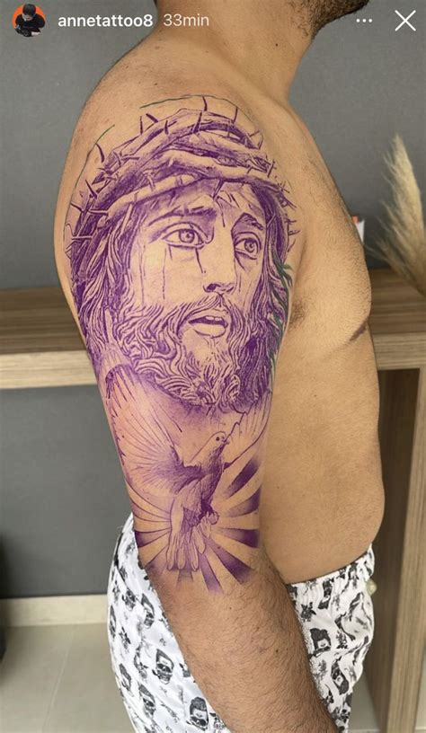 Pin De Cecilia Matos Tattoo Em Cristo Em Tatuagem Bra O