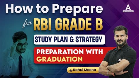 Rbi Praparation With Graduation Rbi Grade B Study Plan Strategy