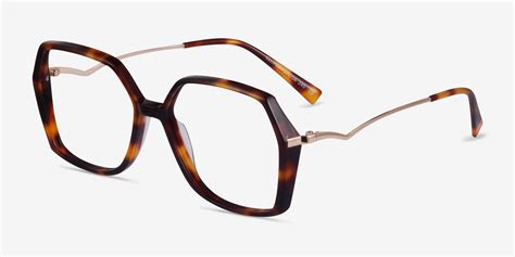 Ellipse Geometric Tortoise Glasses For Women Eyebuydirect