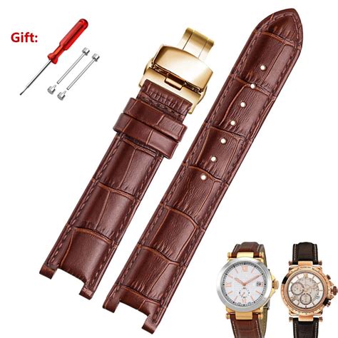 Genuine Leather Watchband For Guess Gc Watch Strap 22 13mm 20 11mm