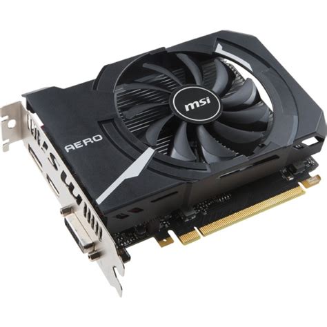 Видеокарта MSI GeForce GTX 1050 Ti AERO ITX 4G — купить в интернет ...
