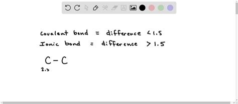 SOLVED: Covalent bonds generally form when the bonded elements have a ...