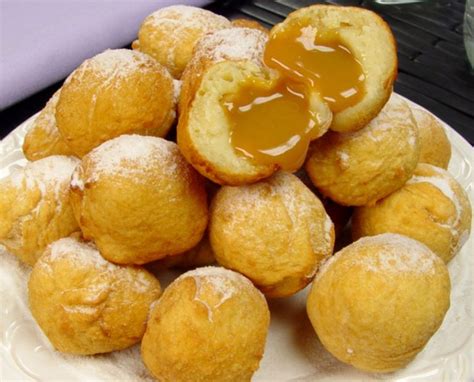 Receita Simples De Bolinho De Chuva Recheado Doce De Leite