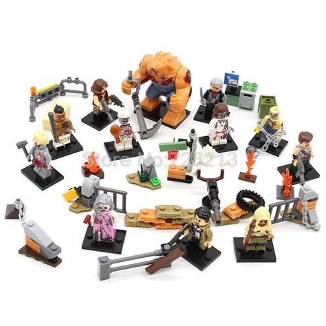 12pcs Resident Evil Mnifigures Zombie Army Biochemical Nemesis Alice ...