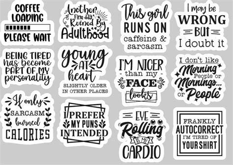 Sarcastic Vinyl Decals Funny Sayings Sarcasm Choose Your Own Coffee