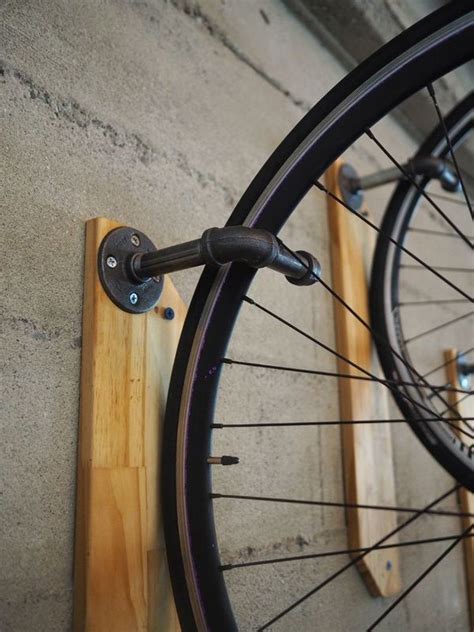 Weekend Project: Make a DIY Reclaimed Wood Wall Bike Hanger - ManMadeDIY