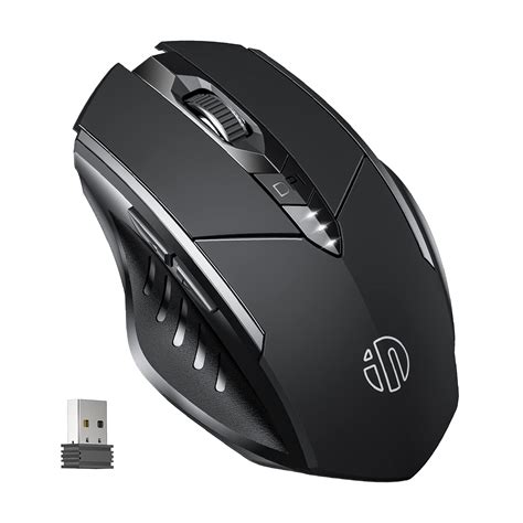 Inphic Wireless Mouse Upgraded Battery Level Visible Large