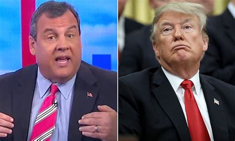 Chris Christie Compares Trump To A Year Old Relative Daily Mail