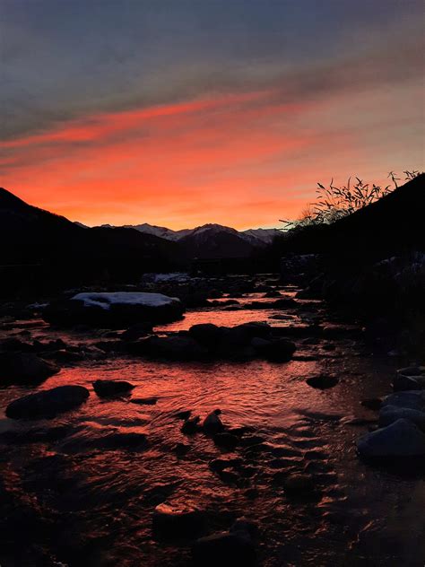 Tramonti Infuocati Perch I Pi Belli Sono D Inverno Montagna Tv