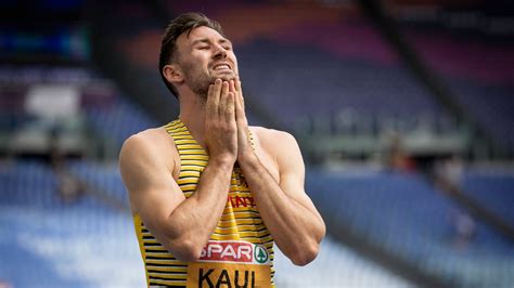 Leichtathletkk EM Zehnkämpfer Niklas Kaul schafft es trotz starker