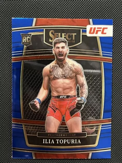 Ilia Topuria Panini Select Ufc Concourse Blue Prizm Rookie