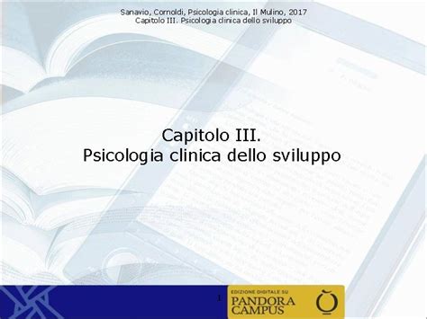 Sanavio Cornoldi Psicologia Clinica Il Mulino 2017 Capitolo