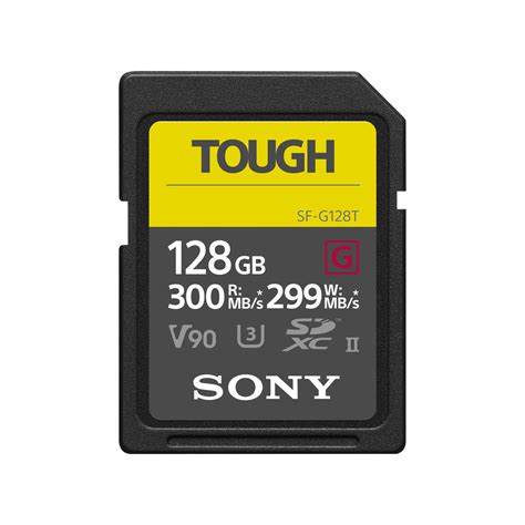 Sony 128GB SF G Tough Series UHS II SDXC Memory Card The Camera Exchange