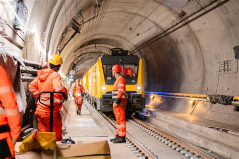 Gotthard Base Tunnel Repairs On Pace For September Reopening Trains