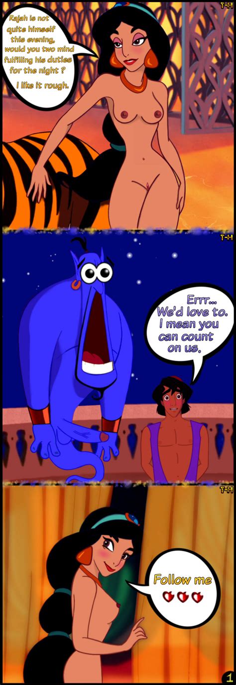 Rule 34 Aladdin Aladdin Character Arabian Comic Disney Disney Princess Female Genie Aladdin