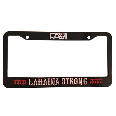 License Plate Frame Set – FAMHI