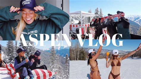 Skiing in bikinis après ski in Aspen YouTube