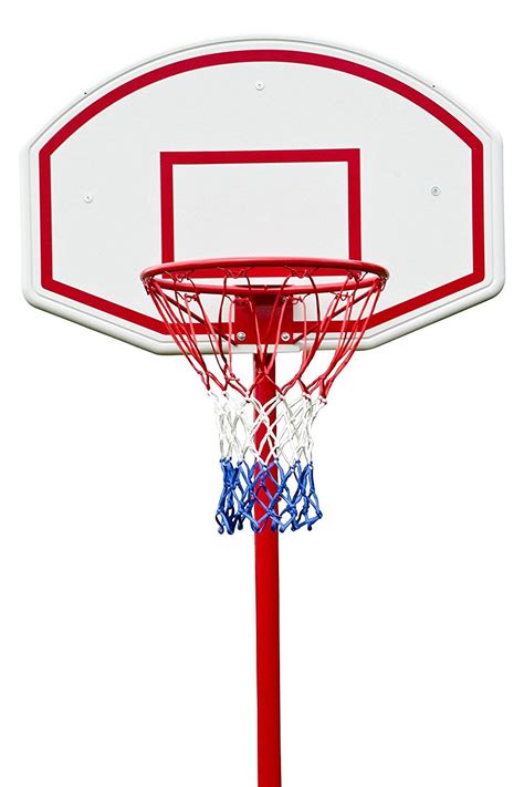 Outdoor Free Standing Portable Adjustable Basketball Hoop And Net Set