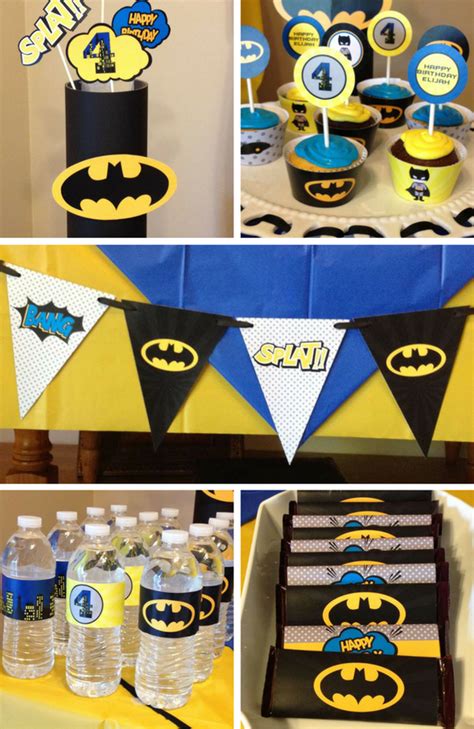 Batman Party Inspirations Birthday Party Ideas For Kids Batman