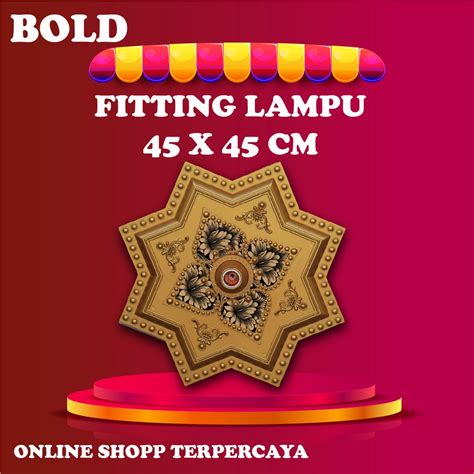 Jual Fitting Lampu Plafon Pvc Cm Bintang Fitting Lampu Plafon Hias