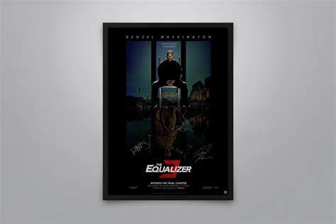 The Equalizer 3 - Signed Poster + COA