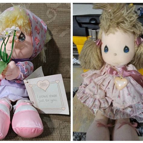 1985 Precious Moments Last Forever Carrie And 1990 Get Well Soon Carrie Dolls Mercari