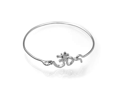 Pulsera R Gida Om Grande Chapada En Plata Esencia Jewels