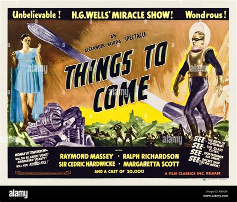 Things To Come 1936 Directed By William Cameron Menzies And Starring