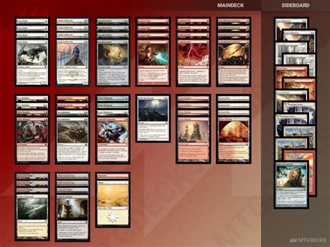 Pauper Boros Synthesizer Deck By Yahakara Mtg Decks