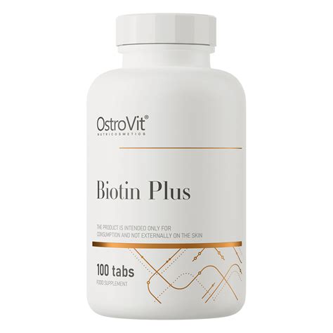 OstroVit Biotin Plus 100 tablets - 3,48 € - Official store | OstroVit